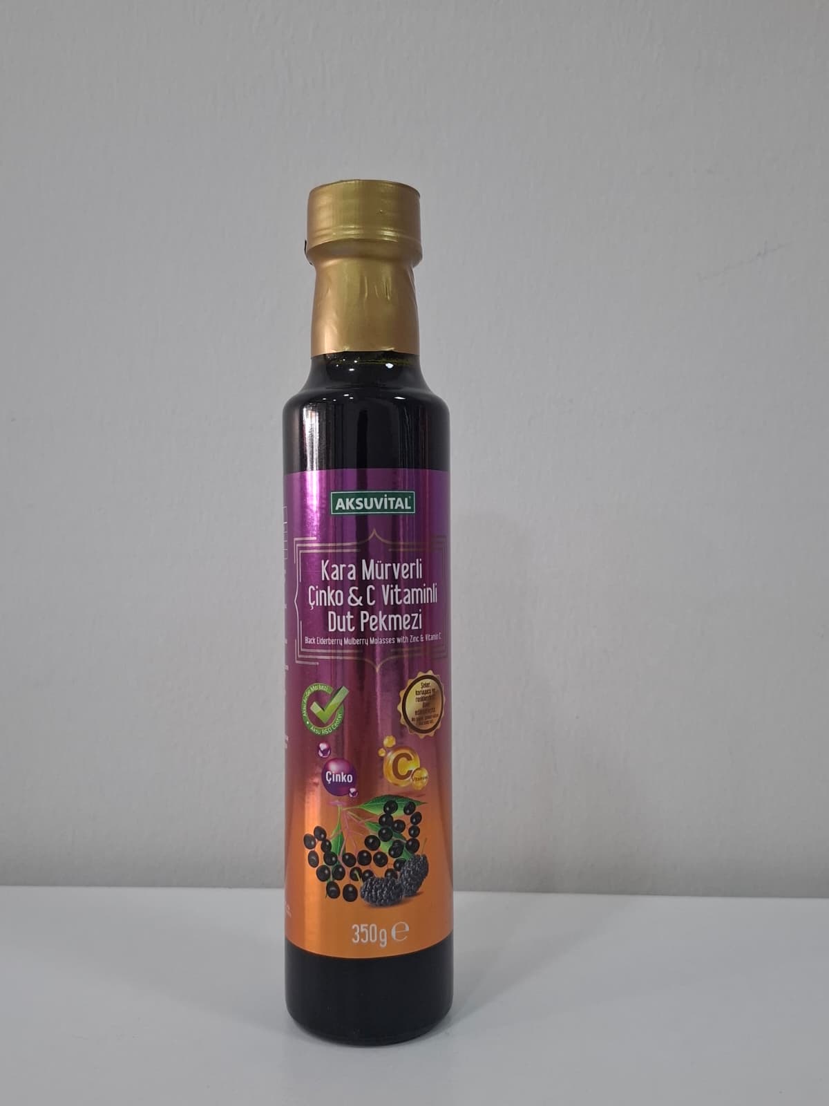 Kara Mürverli Çinko C vitaminli Dut Pekmezi-350gr