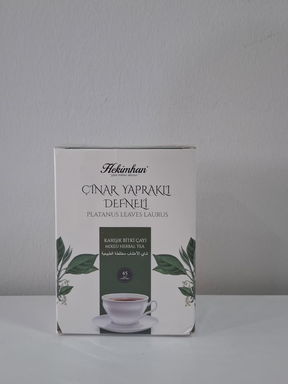 Çınar Yapraklı Defneli Çay- 45 Adet