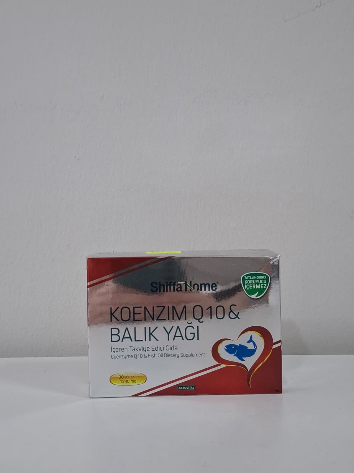 Koenzım Q10-Balık Yağı İçeren Takviye Edici Gıda-30 Adet
